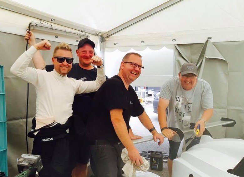 Finn kom under den ”magiske” grænse på Sturup Raceway under 1:10 på en omgang!
(Foto: Keld Dohm)